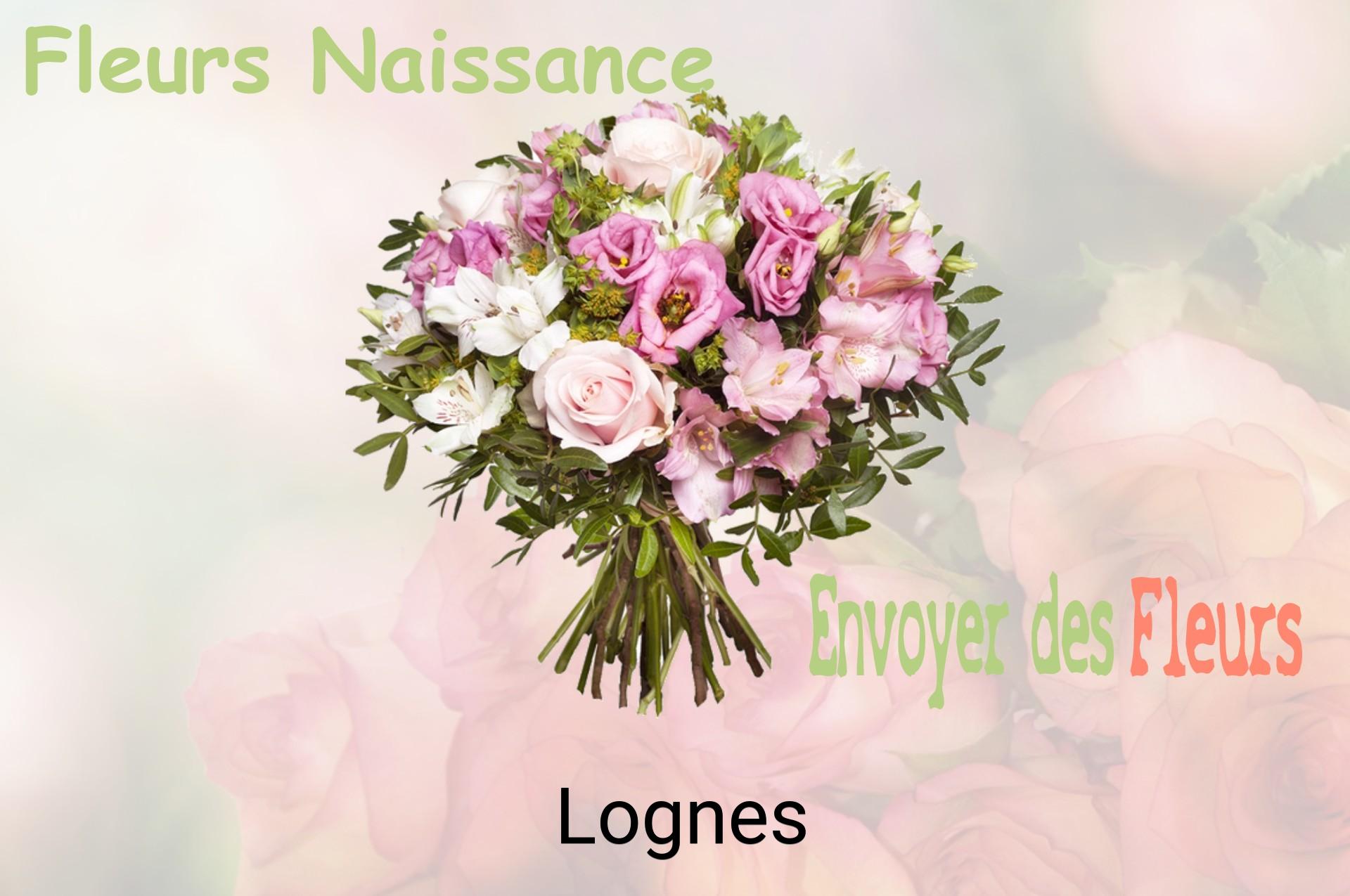 Bouquet de fleurs de naissance livré à Lognes
